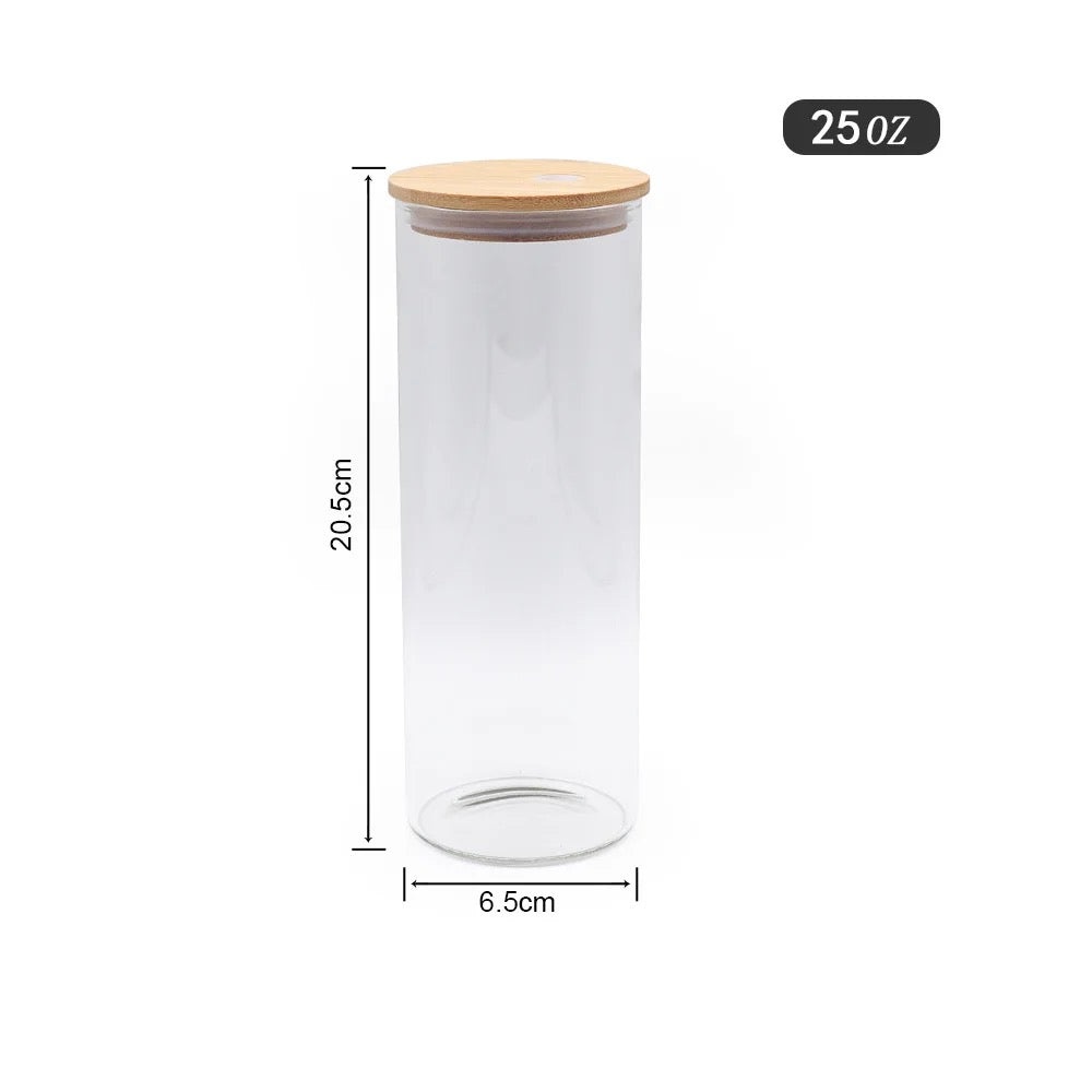 Frosted Glass tumbler - 25oz
