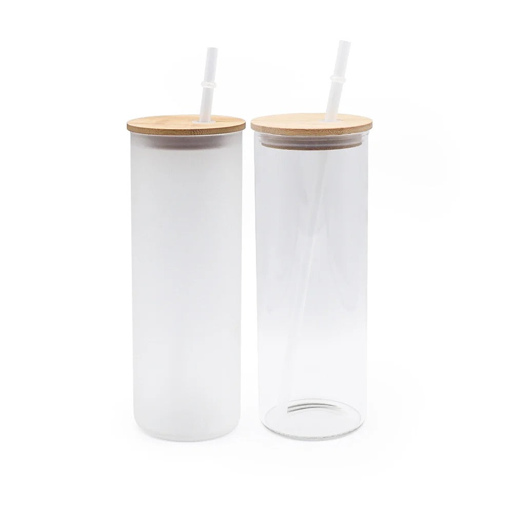 Frosted Glass tumbler - 25oz