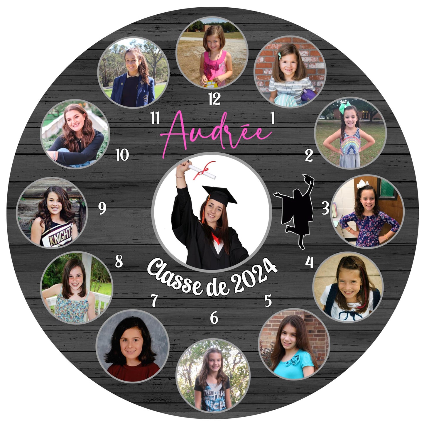 Graduation clock