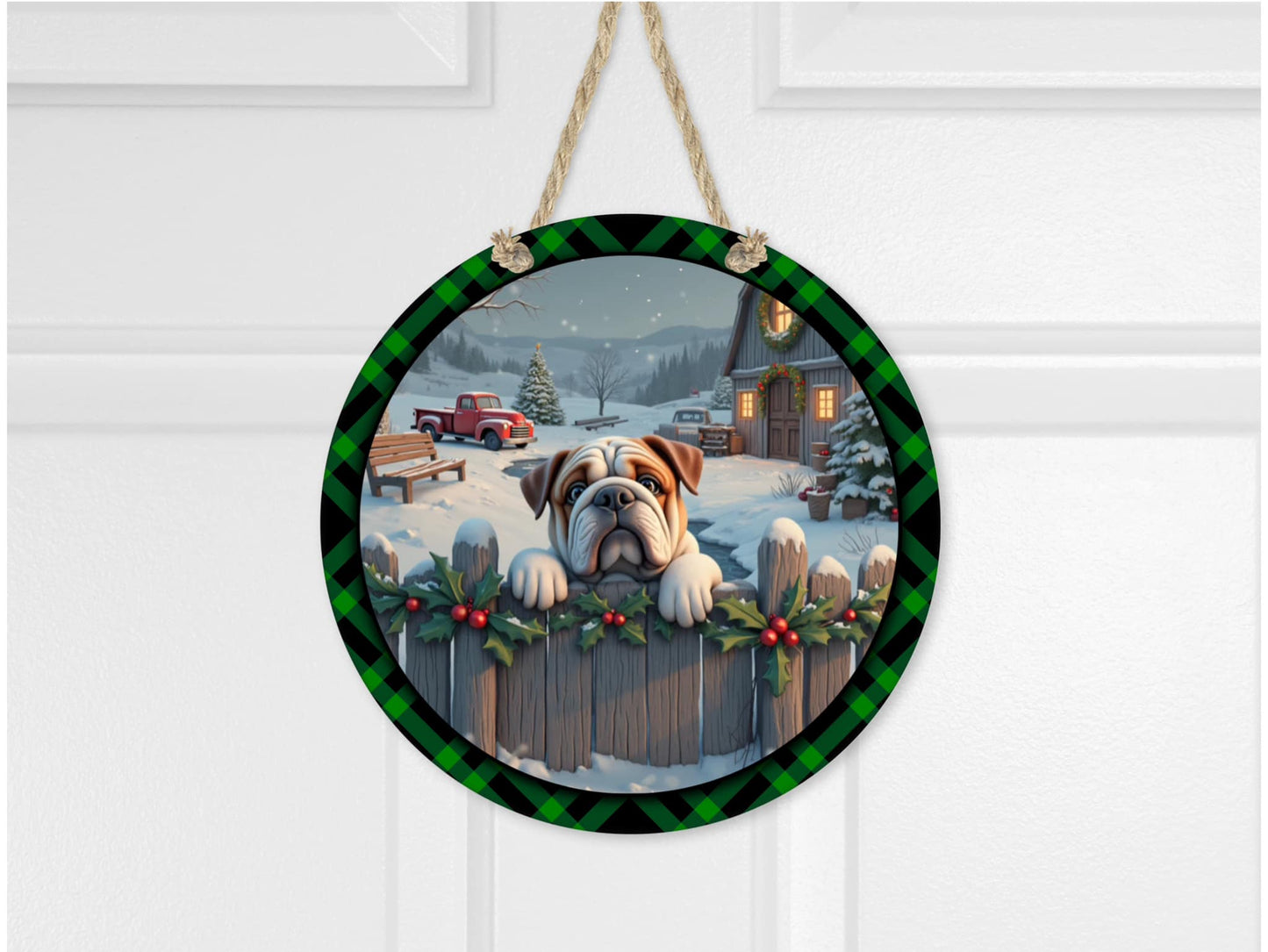 12 in. round MDF sign