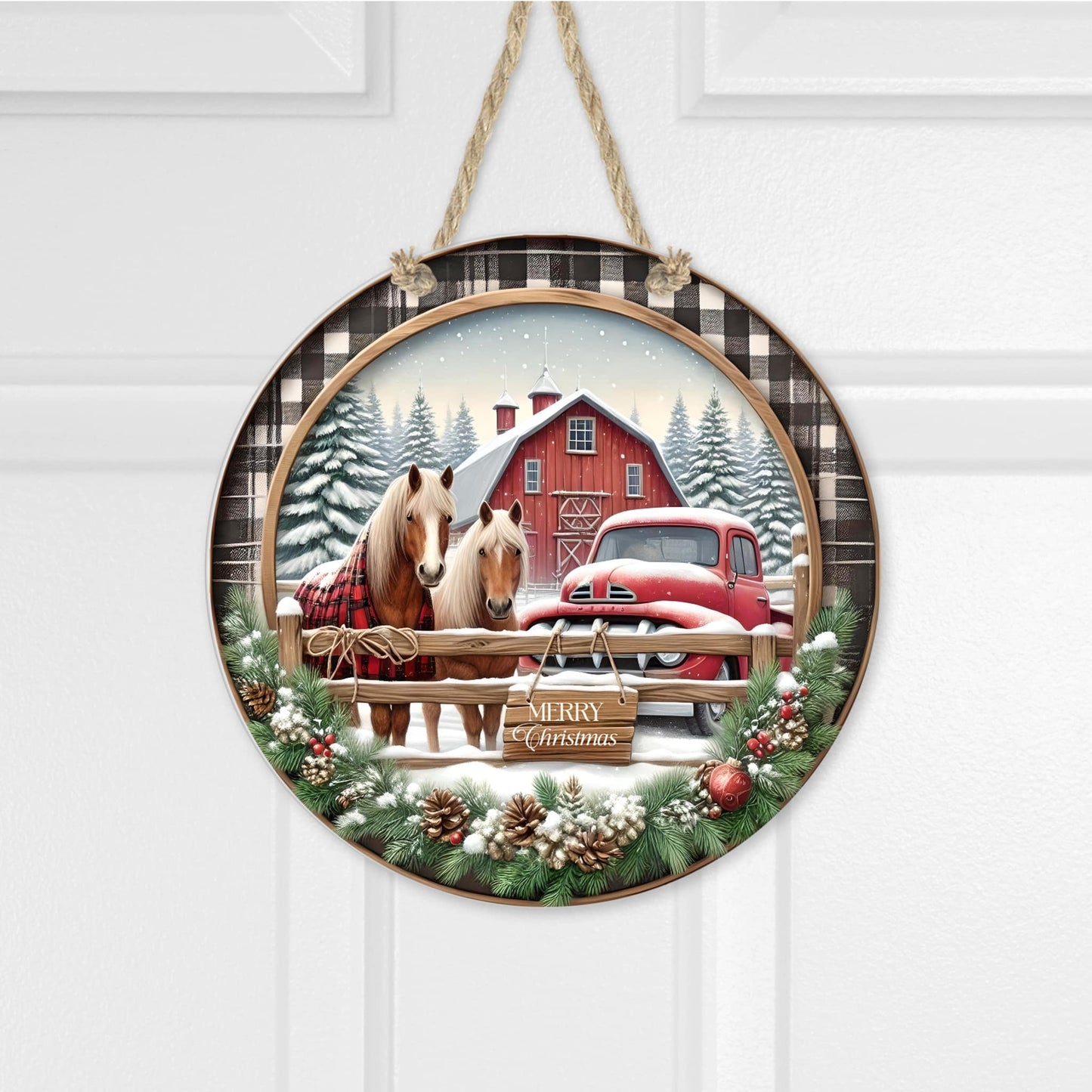 12 in. round MDF sign