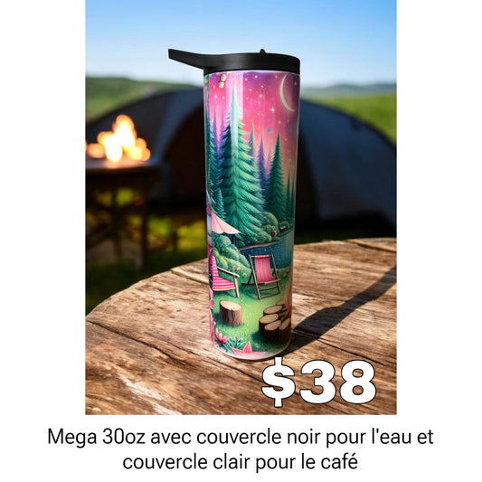 30 oz duo-lid sports tumbler