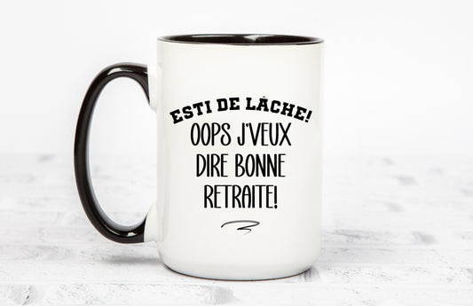 Tasse 15oz retraite