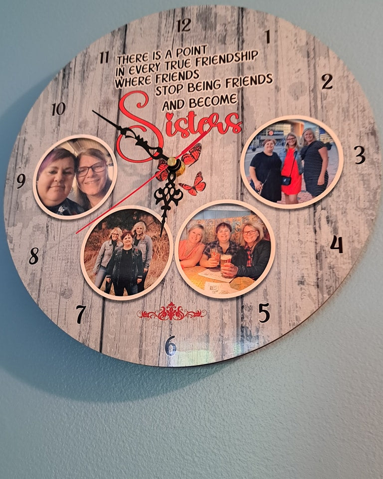 Horloge MDF 12"