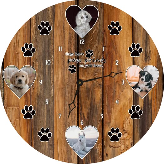 Horloge MDF 12"