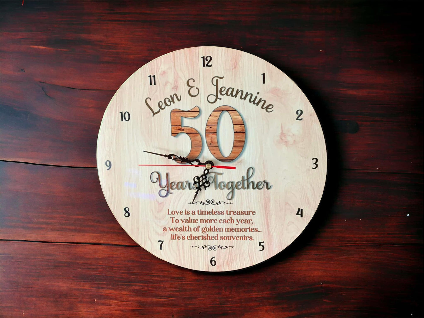 Horloge MDF 12"