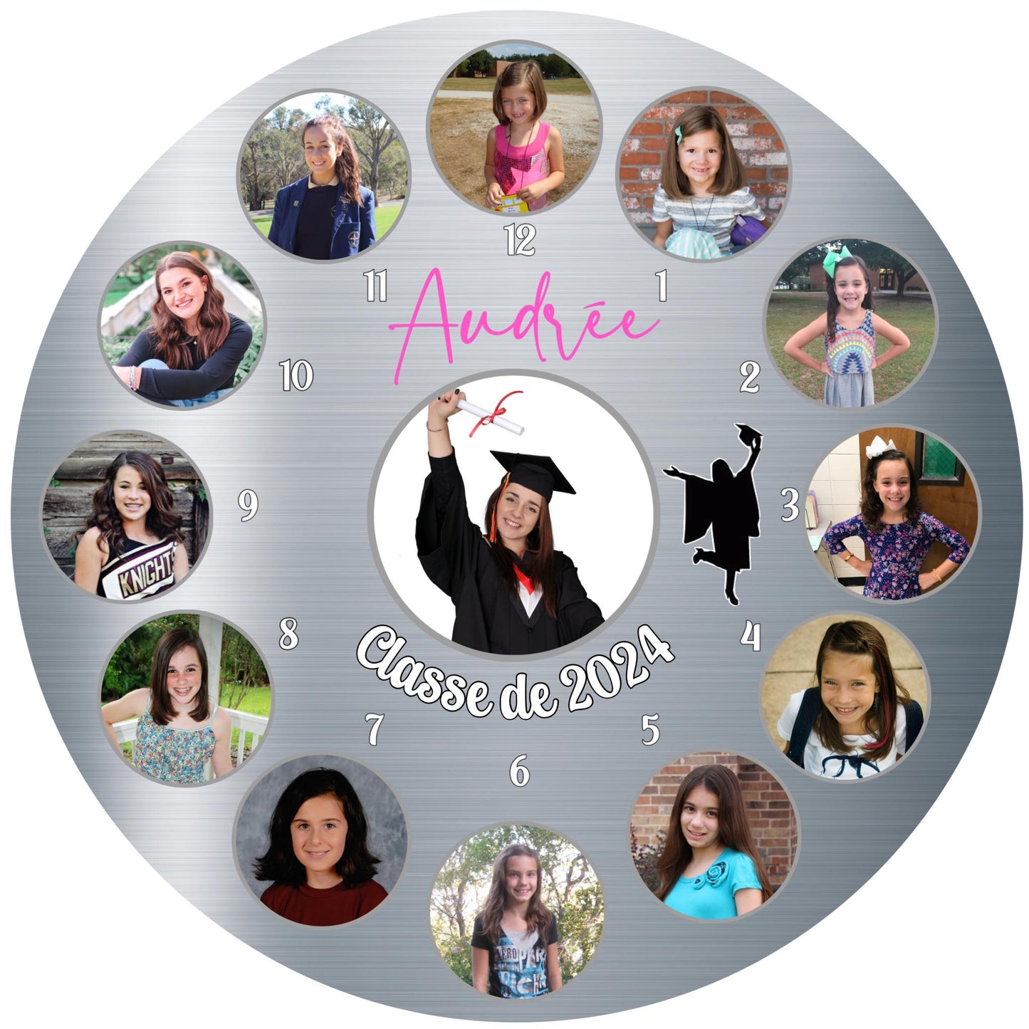 Graduation clock