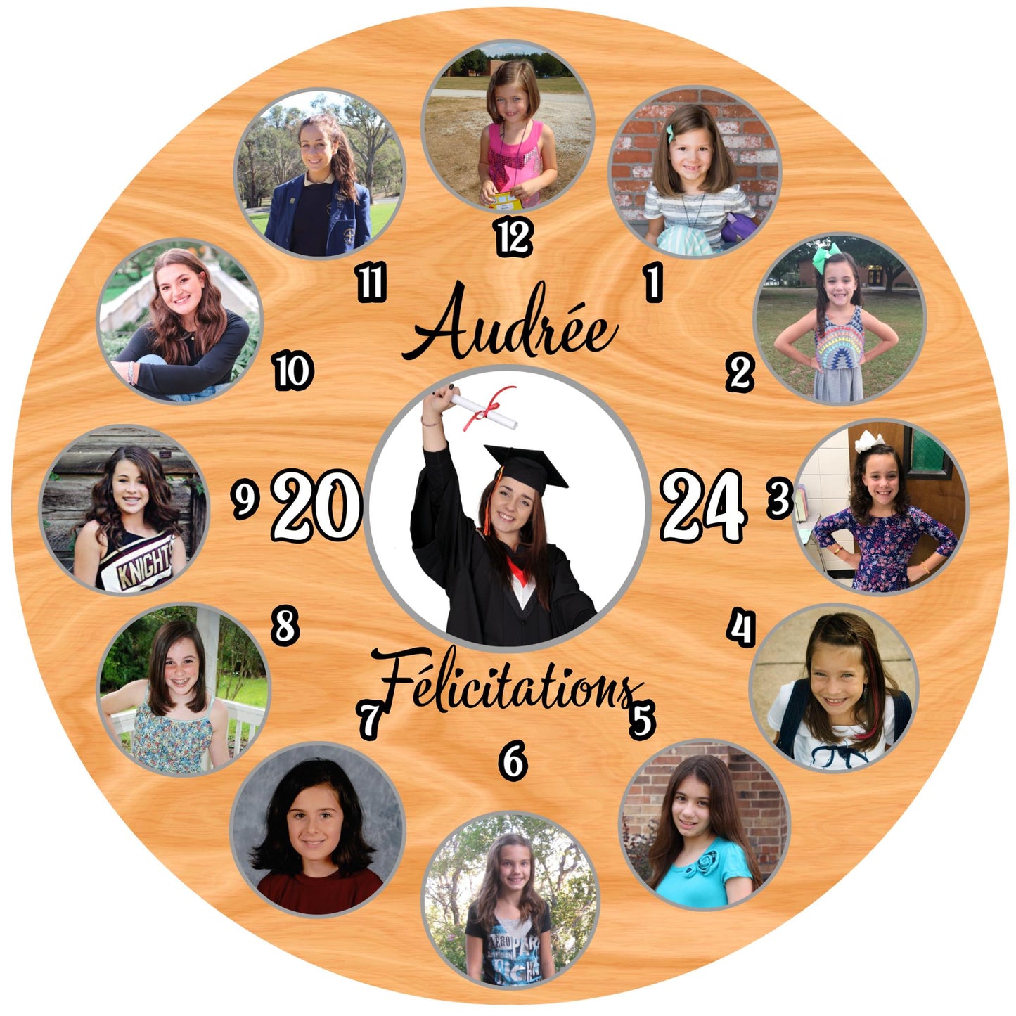 Graduation clock